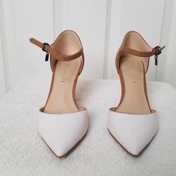 Coach Ankle Strap Heels NEW NEVER WORN - Picture 2 of 7